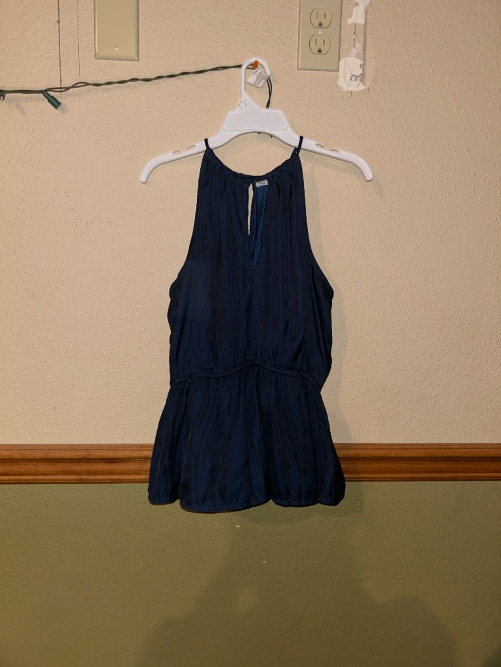 dark blue Old navy blouse size M